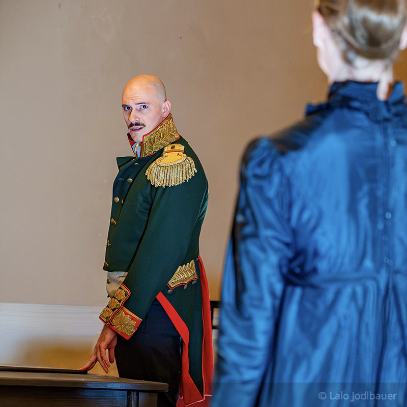 Tim Werths als F&uuml;rst Andrei Bolkonski in &bdquo;Krieg und Frieden&ldquo;